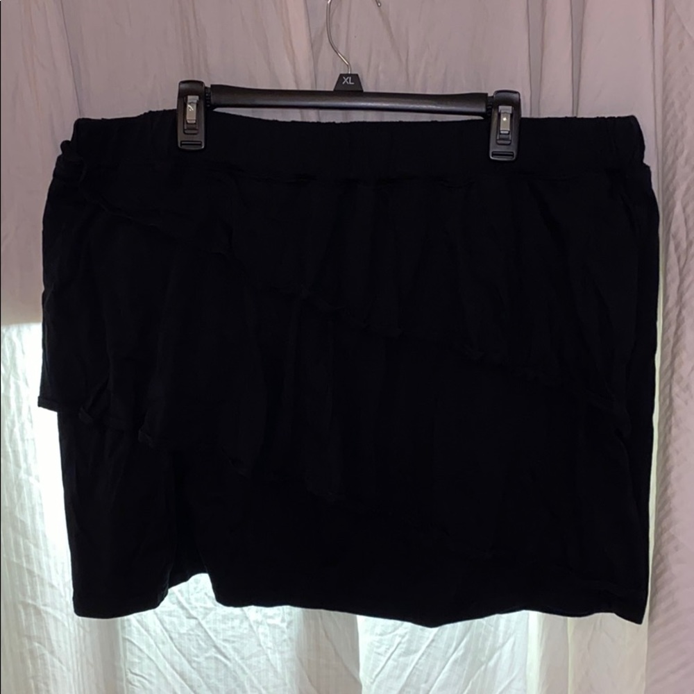 Black Womens Skort Size XXLG